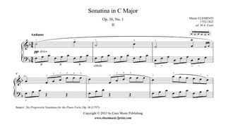 Clementi : Sonatina Op. 36, No. 1 (2/3)