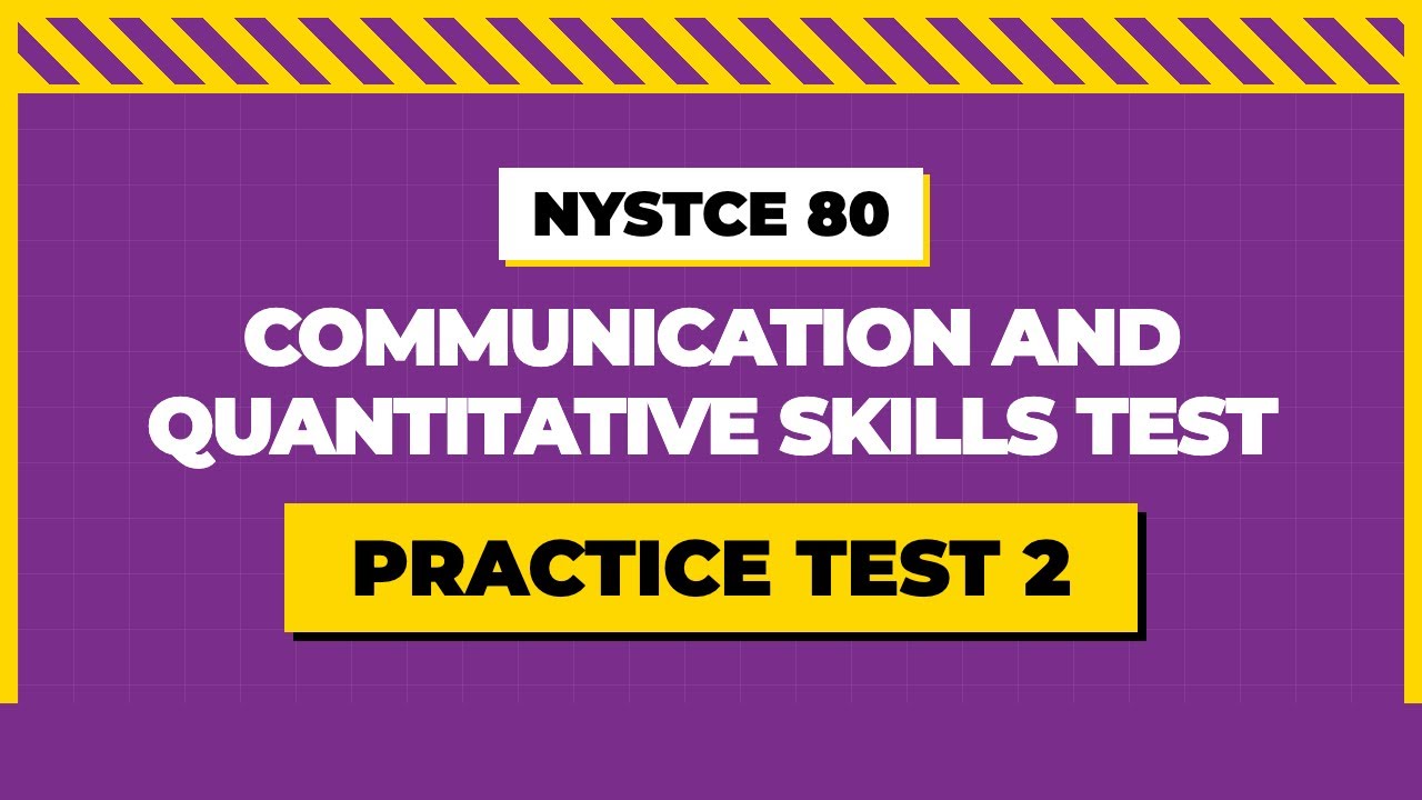 Communication and Quantitative Skills Test (CQST) (80) Practice Test 2 | 25 Free Questions