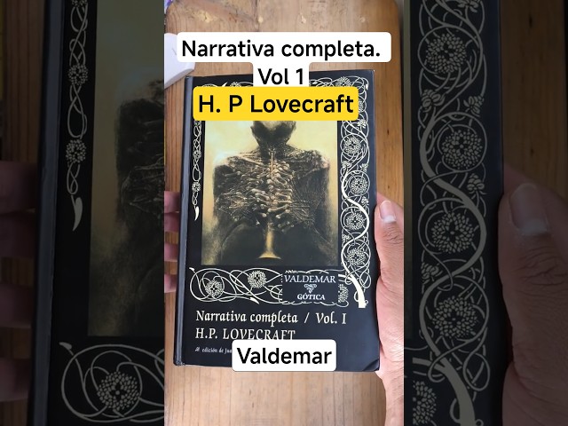 Vídeo relacionado con Cuentos (1908-1925): COLECCIÓN LOVECRAFT volumen 1