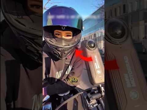 Ela testou como SERIA! #curiosidades #moto #motociclismo