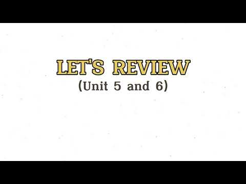 Let's Go 1 (CD 2.34) - Let's Review Unit 5 and 6