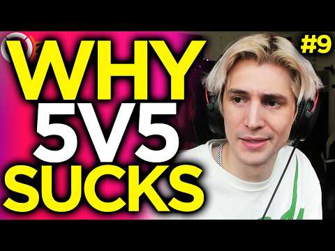 xQc Explains The Problem With 5v5! - Overwatch Funny Moments #9