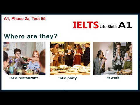 IELTS Life Skills A1 Listening Test 55 ►  New 2025 🇬🇧