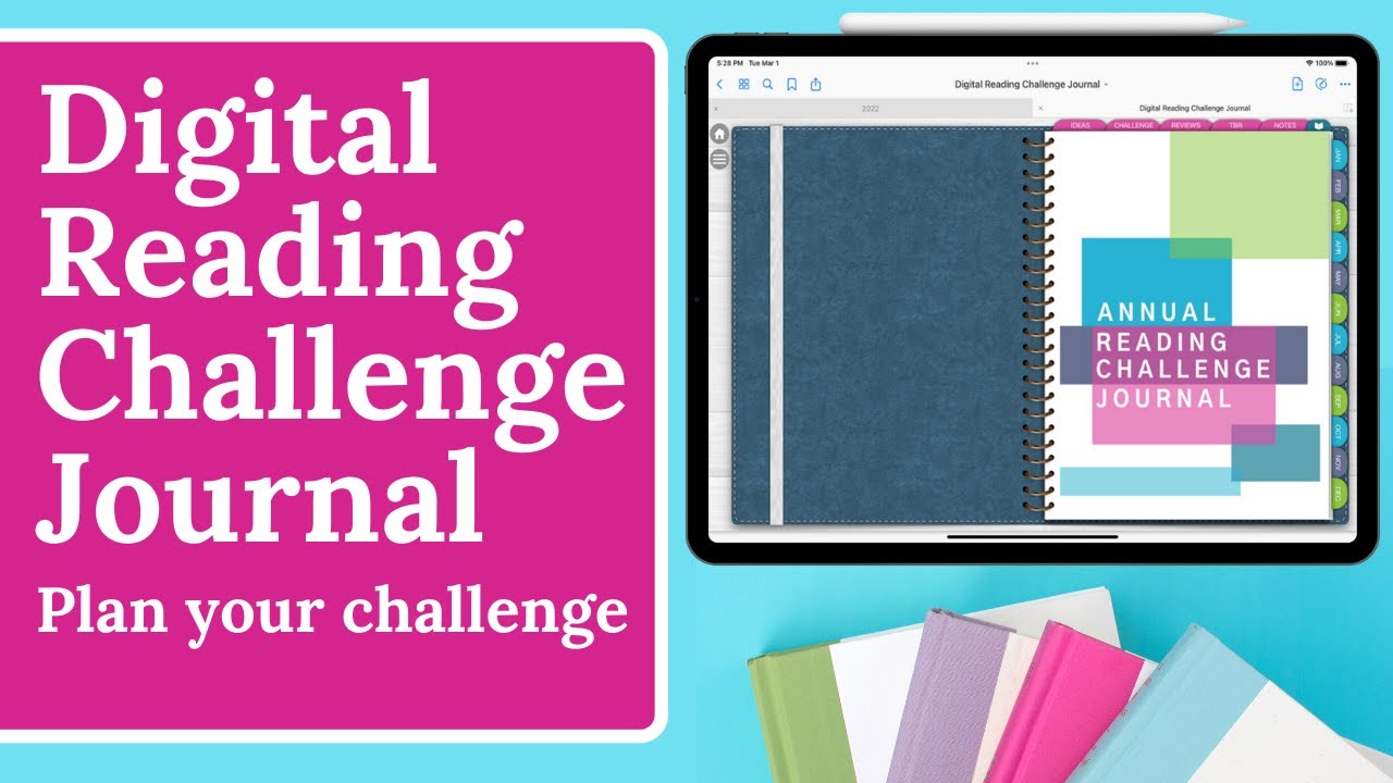Digital Reading Challenge Journal: Plan and Track Your Reading Challenge