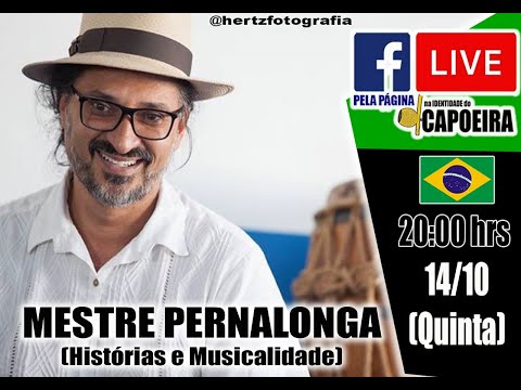 256ª LIVE NA IDENTIDADE DO CAPOEIRA - MESTRE PERNALONGA SANTANA