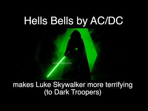 Luke Skywalker vs Dark Troopers set to Hells Bells by ACDC