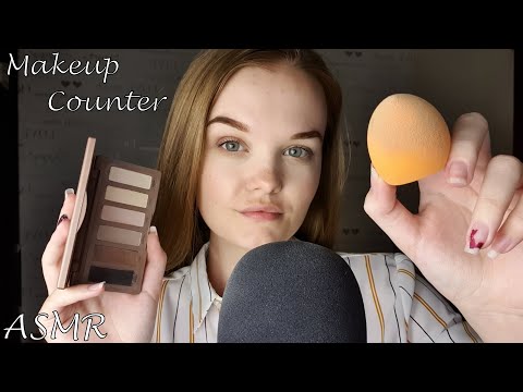 ASMR Makeup Counter Role play 💄 Whispers - Rambles - Tapping 💄