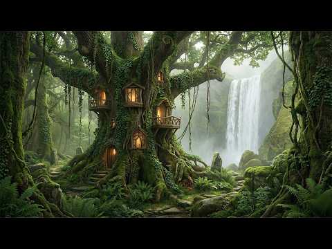 Whispering Treehouse Sanctuary | Enchanted Forest Soundscape for Deep Focus & Creative Flow