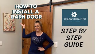 How To INSTALL A BARN DOOR