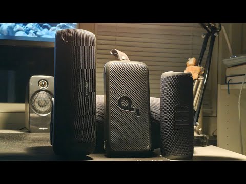 Anker Soundcore Motion 300 vs Motion Plus, JBL Flip 6 (indoor, English)