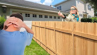 Neighbour Karen Builds HUGE FENCE Through My House...