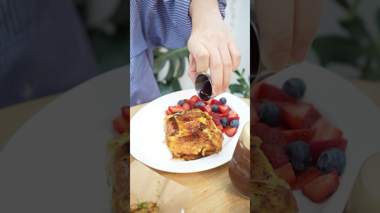 台北大安站超好吃法式吐司🍓滿滿的草莓 #台北必吃