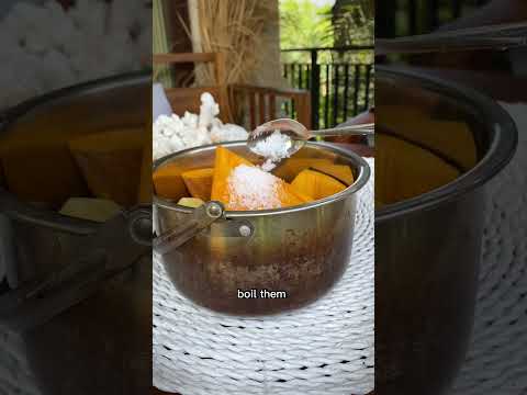 How to quickly make pumpkin soup #recipe