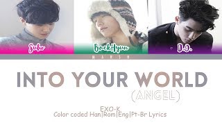 EXO-K (엑소케이) – Into Your World (Angel) (너의 세상으로 (Angel)) (Color Coded Lyrics/Han/Rom/Eng/Pt-Br)