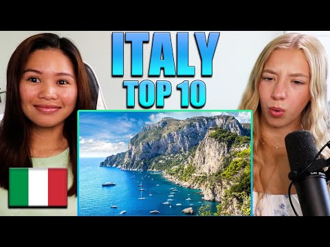 American Girls React to Top 10 Places to Visit in Italy!