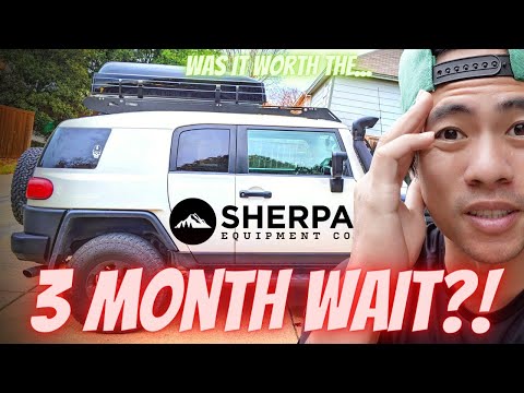 Sherpa Fuji Roof Rack // Install // Toyota FJ Cruiser Trail Teams - Overland Build