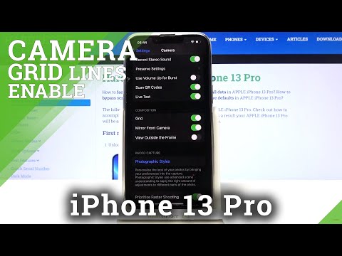 How to Enable Camera Gridlines on iPhone 13 Pro – Set Orientation Lines