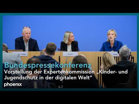 Jugendschutz im Internet: Vorstellung Expertenkommission von Familienministerin Prien | 04.09.25