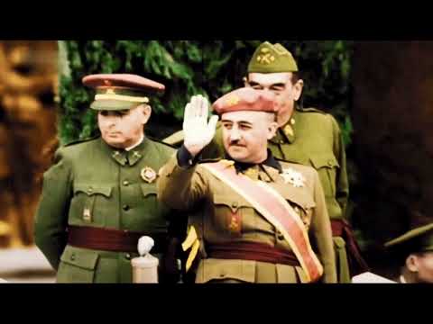 "Cara al sol" —  Falangist Anthem (Colored Footage)