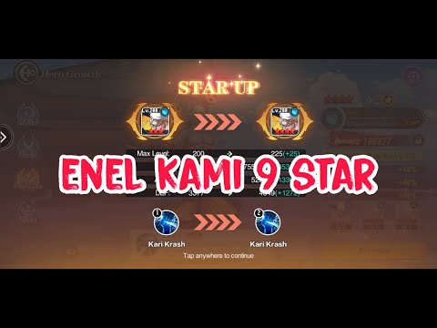 OP CAPTAIN AND THE WARLORDS - TEST POWER 9 STAR ENEL KAMI