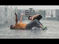 Rain Bathing Vlog I Took A Great Bath In The Rain Today Rupavlog