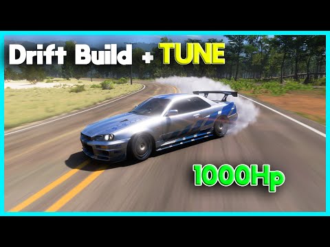 GTR SKYLINE Drift Build Forza Horizon 5 - 1000Hp drift Monster