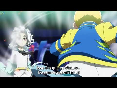 Drum and Delta vs Arthur and Gwin - Beyblade burst GT ep 49 part 1