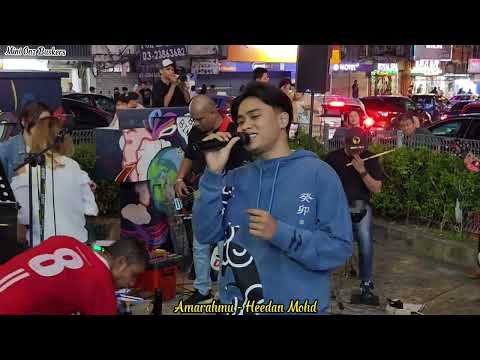 Amarahmu - Heedan Mohd .. Artis baru turun padang di Bukit Bintang Kuala Lumpur ft Mini Onz Buskers