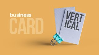 Vertical Business Cards = The BEST Business Cards?? *Explained*