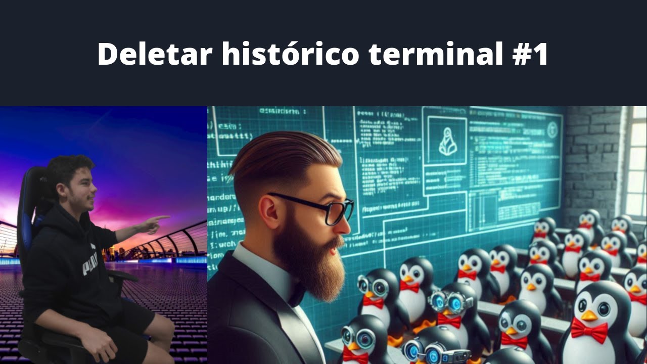Como deletar histórico do terminal no linux tux 1
