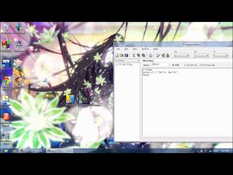TI-BASIC Tutorial 1 - Hello, World!