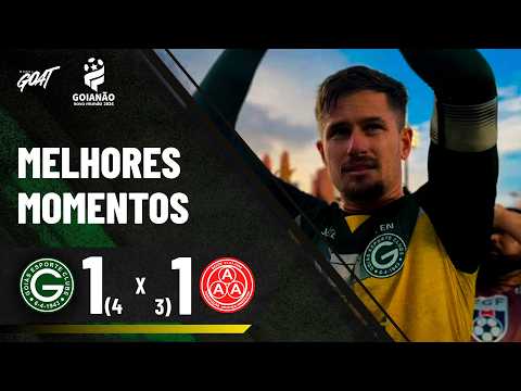 GOIÁS E ANAPOLINA EMPATAM, MAS VERDÃO LEVA A MELHOR NOS PÊNALTIS E VAI PRA FINAL DO GOIANO!