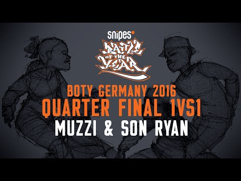 BOTY GERMANY 2016 - 1VS1 QUARTERFINAL - MUZZI VS SON RYAN [BOTYTV]