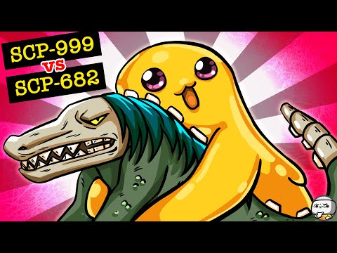 SCP-999 vs. SCP-682?! (SCP Animation)