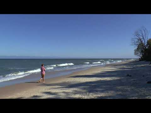 LISI JAR PLAŻA W STRONĘ ROZEWIA 31 SIERPNIA 2016 LISI JAR BEACH THE BALTIC SEA