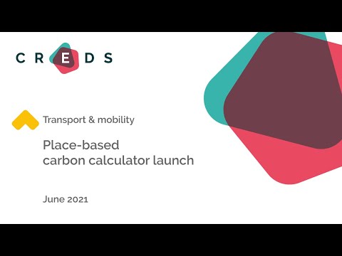 Place-Based Carbon Calculator launch