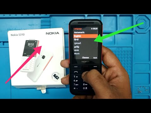 How to change language in NOKIA 5310 Xpressmusic| How do I change the language on my Nokia phone