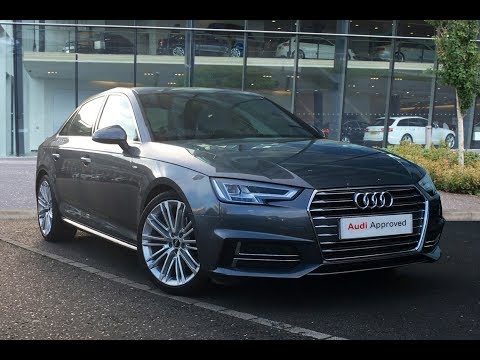 GM66OHG AUDI A4 TFSI S LINE GREY 2017, West London Audi
