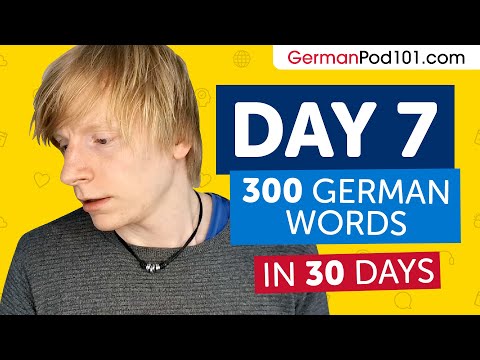 Day 1 10 300 Learn 300 German Words in 30 Days Challenge