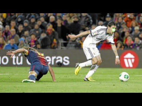 Di Maria ankle breaker vs Puyol