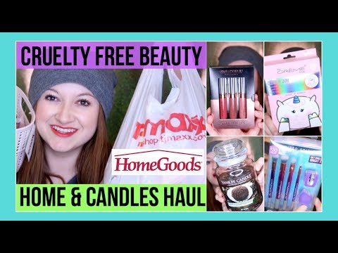 TJ Maxx & HomeGoods HUGE Haul! | Cruelty Free Beauty, Yankee Candle, Home Decor & more! MissGlamBAM Video