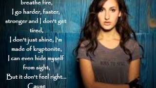 Sarah Solovay- SuperHuman (Studio Version) Lyrics!