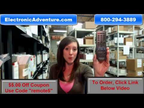 Original Panasonic N2QAYA000014 Coupon $5 Off DVD Remote Control ElectronicAdventure.com