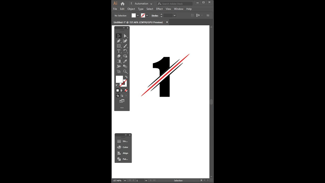Illustrator Tutorial | Number 1 Logo Design | How to make logo design in Adobe Illustrator CC