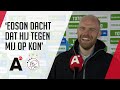 Davy Klaassen vond het niet echt spannend tegen Heerenveen