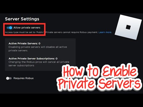 How to Make Private Servers For Your Roblox Games! (2024)
