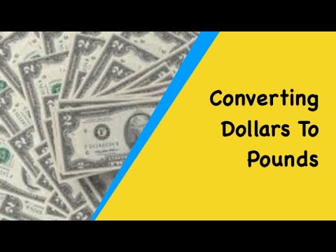 Currency Conversions. Converting Pounds to Dollars And Dollars To Pounds Using The Exchange Rate