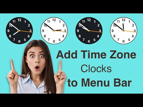How to Add Multiple Time Zone Clocks to the Mac Menu Bar - macOS Ventura