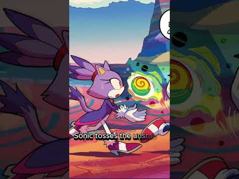 Blaze and Cream Help Sonic