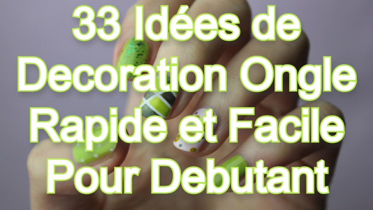 Decoration Ongle Rapide et Facile Pour Debutant | Tuto Nail Art | Deco Ongle Tendance #decoongle